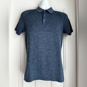 Lululemon Men’s Metal Vent Tech Polo Shirt Blue Sz XS